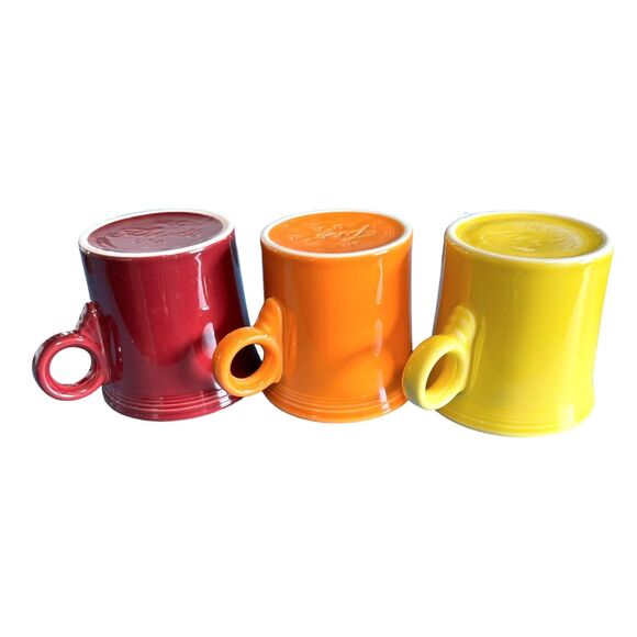 Fiesta Cottagecore 70s Retro 7 Piece Mixed Lot Cinnabar Retired Plates Mug HTF - Picture 2 of 16